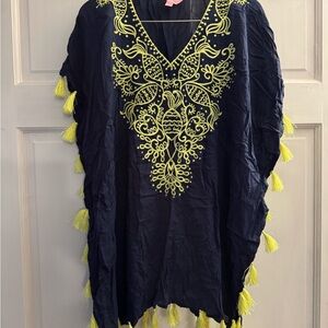 Lilly Pulitzer Navy Beach Coverup